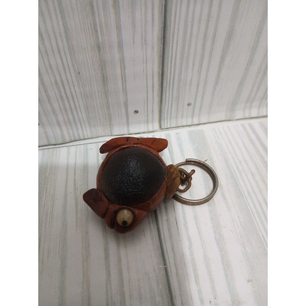 Unique WOODEN FISH KEY CHAIN 2